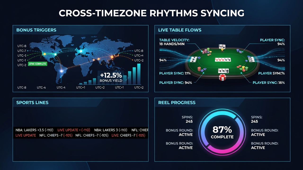 Mobile device showing reel progressions aligned with bonus triggers and live support options