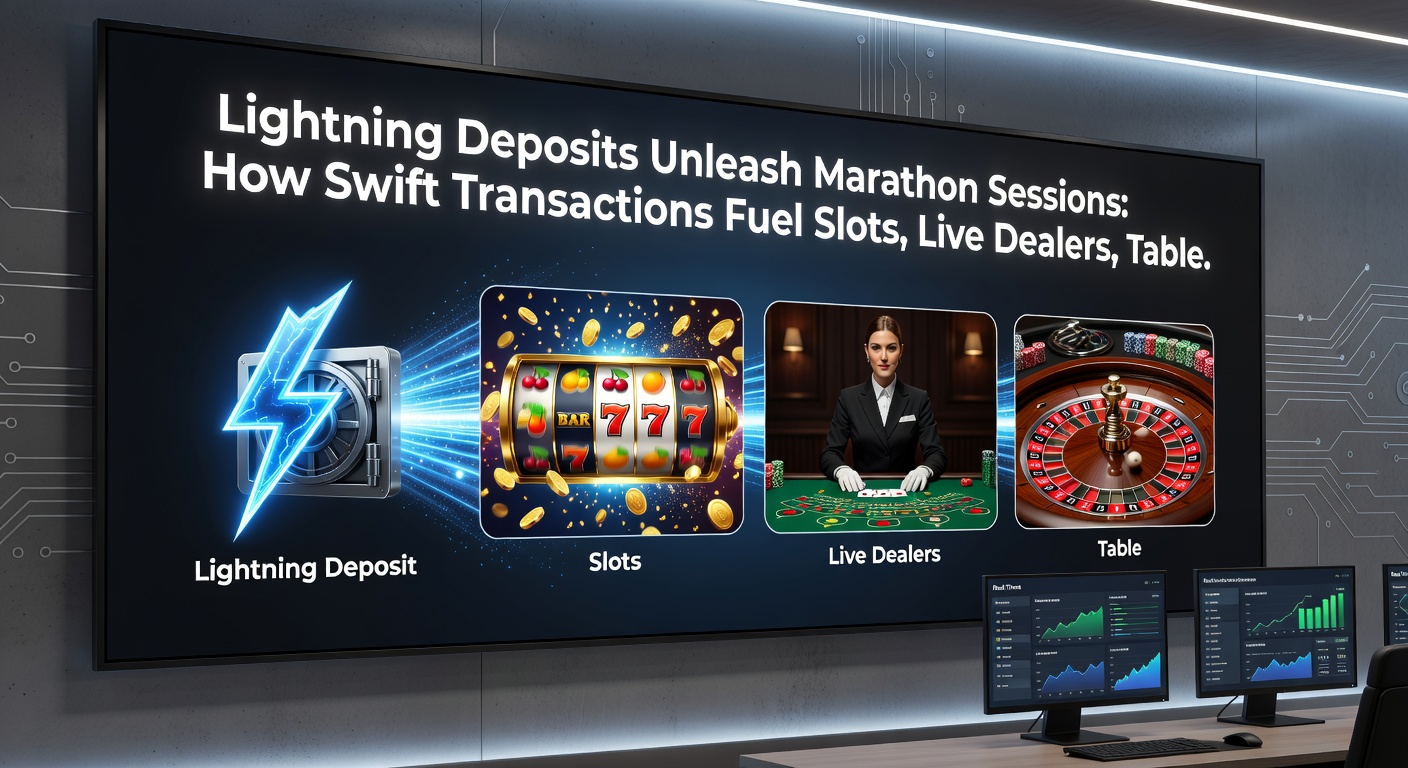 Live dealer table on a mobile screen showing roulette wheel and instant deposit notification overlay