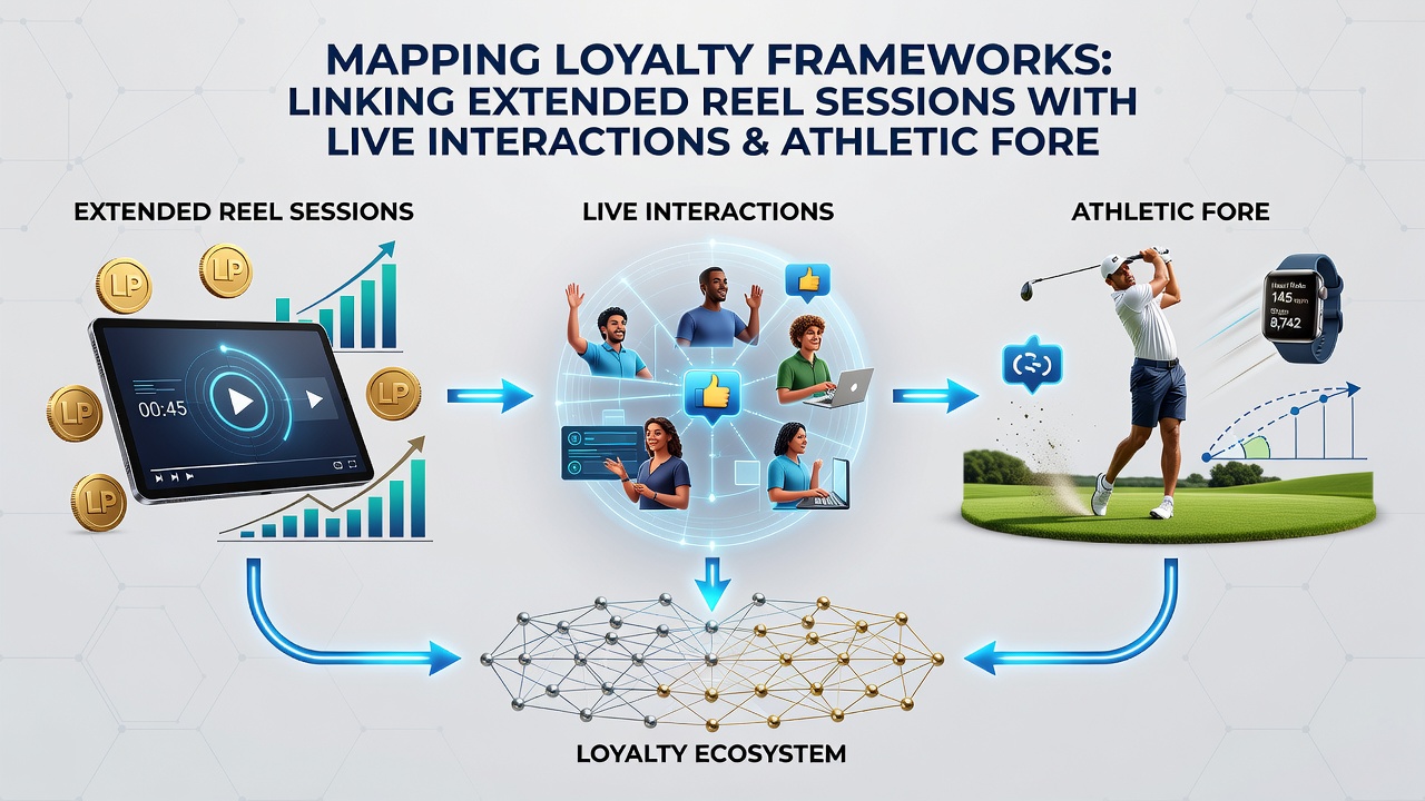 Data flow diagram illustrating loyalty point transfers between reel sessions, live interactions, and sports forecasting tools